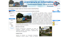 Desktop Screenshot of licinformatica.sucre.udo.edu.ve