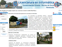 Tablet Screenshot of licinformatica.sucre.udo.edu.ve