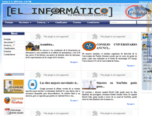 Tablet Screenshot of elinformatico.sucre.udo.edu.ve